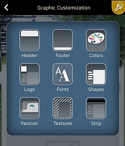 Det finnes allerede mange måter å tilpasse utseendet til nettstedet ditt i gratisversjonen.