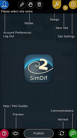 Dette er en fullfunksjonell nettstedbygger på Android-telefonen din.