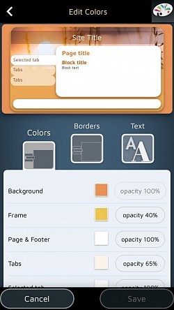 Du har bedre kontroll over fargene som brukes på nettstedet ditt.